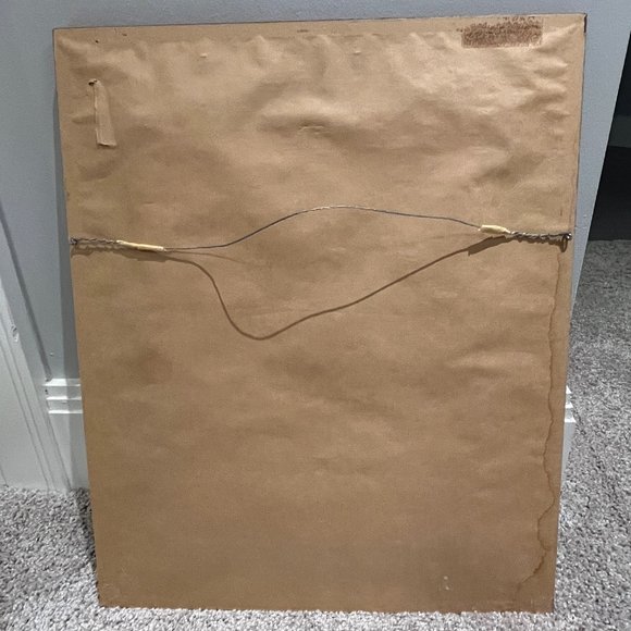 HAND CRAFTED Cross Stitch Picture Country Kitchen Farmer Countrycore 17"x14" - Picture 7 of 10